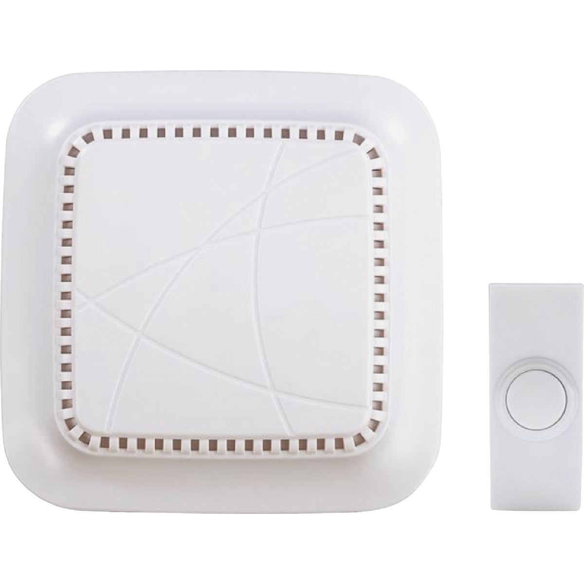 Globe Electric Wireless Doorbell Kit - Battery Operated - White — Indoor & Outdoor Use, NEC-Compliant