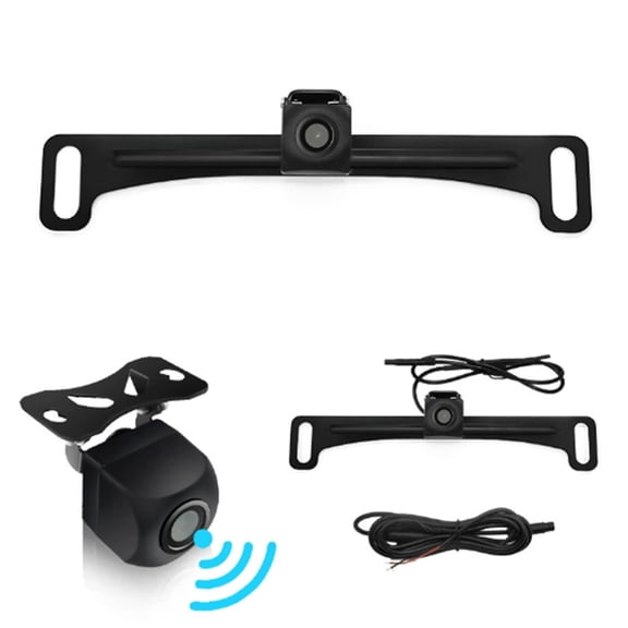 Wireless WiFi Car Backup Camera, Front and Rear HD Reversing Camera with Night Vision, Adjustable Lens, Mobile APP Video Monitoring, Real-Time Viewing, Motion Detection for Cars, Vans, SUVs