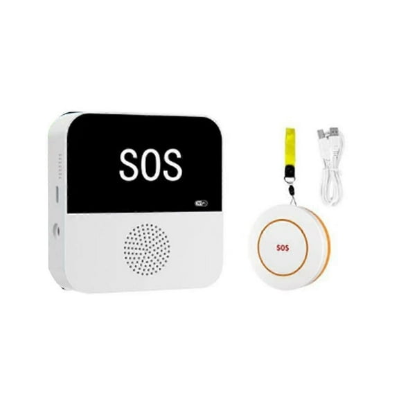 Wireless WiFi Elderly Caregiver Pager SOS Call Button Emergency SOS Alert System for Seniors Patien