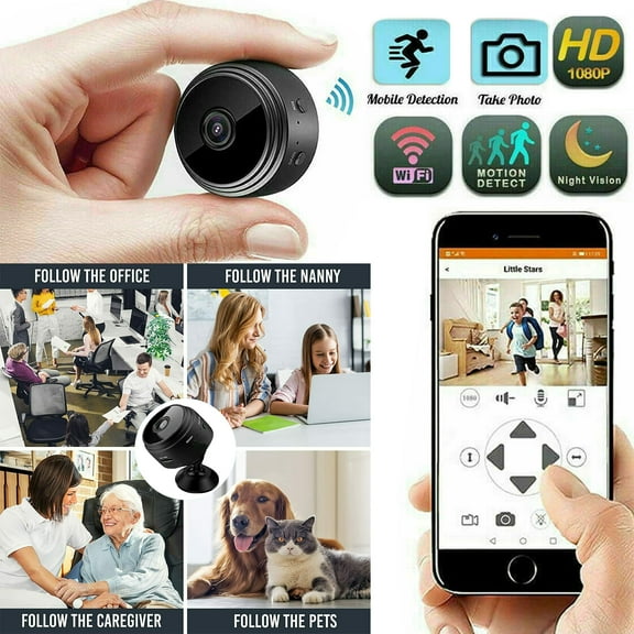 Wireless WiFi Indoor Camera Home Surveillance Camera Two Way Audio with Night Vision Motion Detection Baby Monitor pet Camera Mobile APP Surveillance