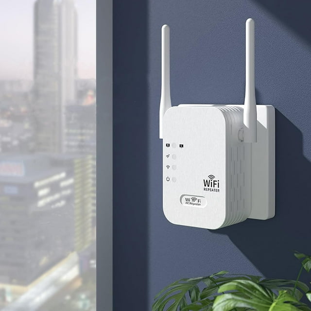 Wireless wifi extender signal booster internet connection repeater