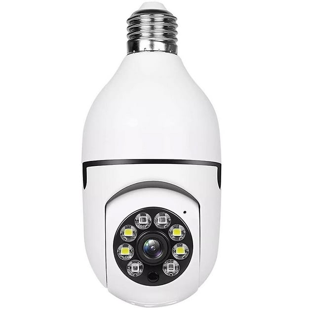 Wireless Wifi Light Bulb Camera Security Camera 1080p Wifi Smart 360