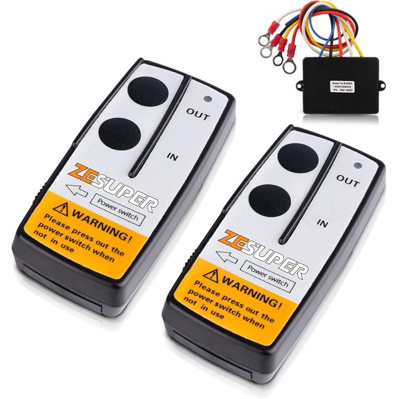 Wireless Winch Remote Control Kit with Receiver 2PC Handset Truck ATV UTV SUV 12V 100ft$$Vehicle Parts & Accessories