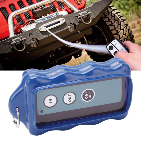 Wireless Winch Remote Kit, Universal 75ft Range, Weather Resistant, 12V/24V Compatible