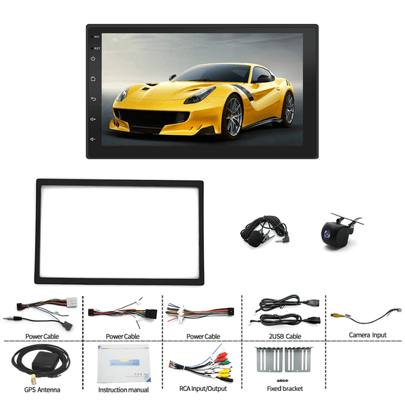 Wireless Wired Car Navigation Android 15 GPS Navigation WiFi Bluetooth Carplay/Android Fits For 2003-2008 Nissan Murano Z50