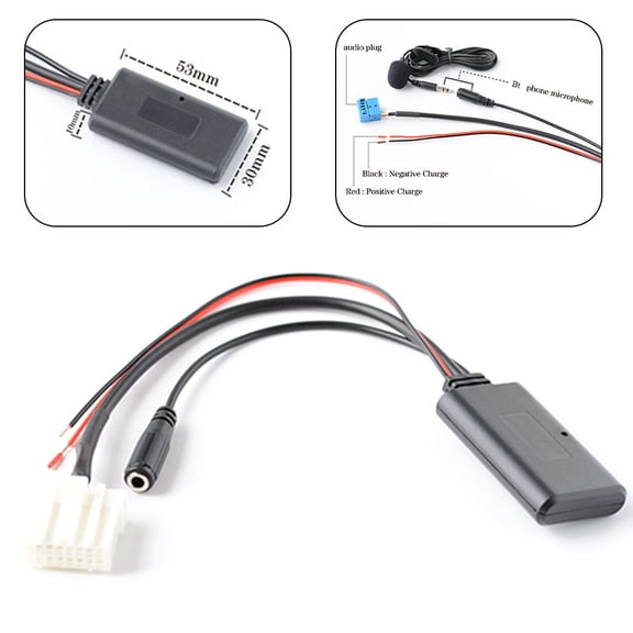 Wireless Wireless Audio 5.0 AUX Adapter for Mazda 2 3 5 6 - High Definition Sound