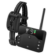 Wireless Wireless Electronic Pet Fence 2-in-1 For 3 Dogs Trainer Waterproof, Up To 800ft Adjustable Electric Fence For Dogs, Anti-Barker, Training Collar Rechargeable, Pet Electric
