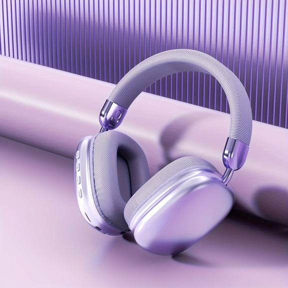 Wireless Wireless Headphones That Fit on Your Head, Featuring Noise Cancellation And Excellent Sound Quality, with a Standby Time of 48 Hours. They Are Comfortable, Foldable, And Ideal for Sports