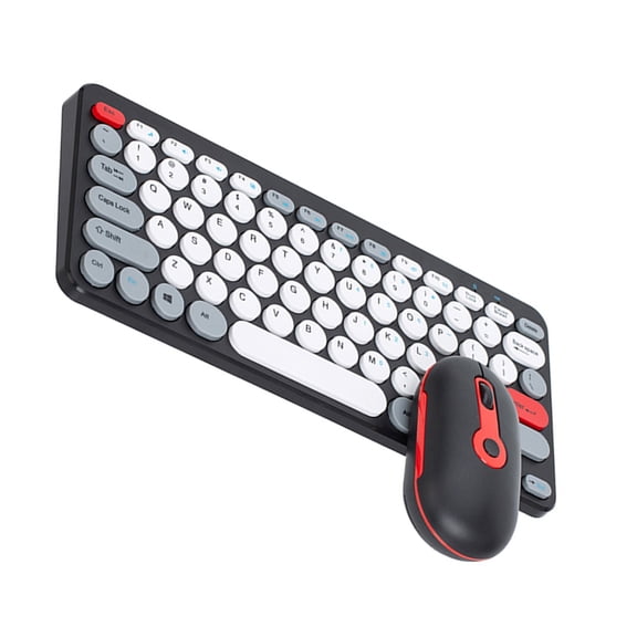Wireless Wireless Keyboard And Mouse Combo 2.4G Ergonomic Compact Silent For Computer And Laptop