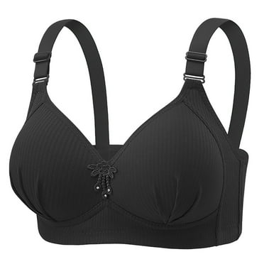 Wireless Women's Bra The New Large Size Bra Gathered Without Ring Thin Lifting Breast Up Support Middle Mother Back Underwear Ladies Bra, Women's Bra 42