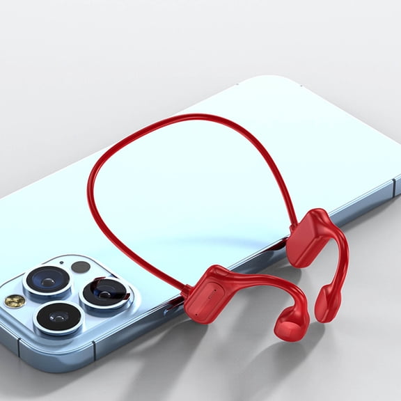 Wireless Workout Earbuds Featuring C3 Clear Calling, Secure Earhook Sport Design, 32+ Hour Bluetooth Playtime, and 3 EQ Sound Settings - Red