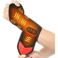 thumbnail image 1 of Wireless Wrist Heating Massage Pad - Adjustable temperature and vibration to relieve carpal tunnel syndrome and wrist pain. 3000 mAh battery, wireless therapy. Portable, 1 of 10
