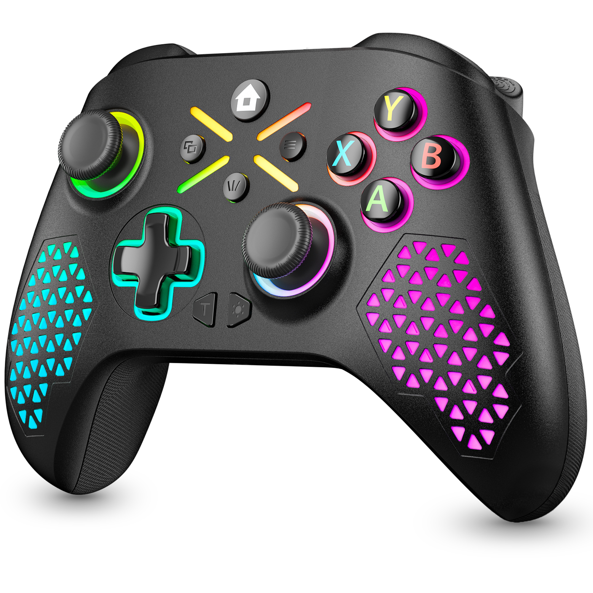Wireless Xbox Controller For Xbox One With RGB LED Light Support 