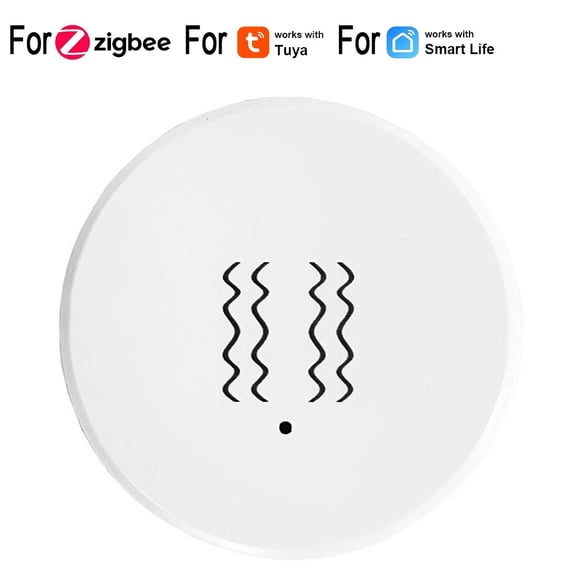 Wireless For ZigBee 3.0 Vibration And Tilt Detection Sensor Compatible For Tuya Smart/Life App, Adjustable Sensitivity For Real-Time Home Security Alerts