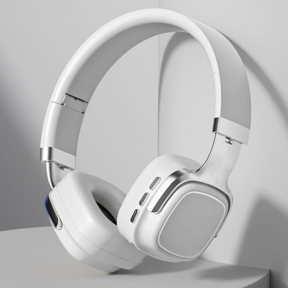 Wireless and Wired Bluetooth Headphones Over Ear, Foldable Lightweight Stereo Headset with Protein Earmuffs, 20H Playtime for PC Cell Phone Travel