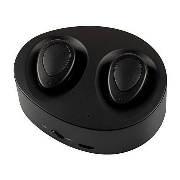 Wireless bluetooth headset and charging case,Mignova Ear Hanging Lightweight with Waterproof Sweatproof HD Stereo Sports Earphones for iPhone, iPad, Android Phones, Tablets (Black)