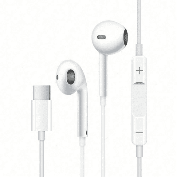 Wireless headphones, Type C noise-canceling headphones with microphone and remote control, specially designed for smartphones, laptops, MP3 players and other devices, supporting use on more devices.