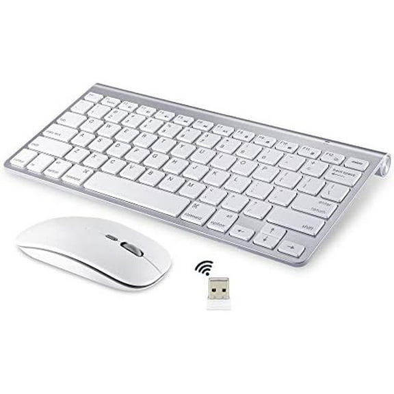 Wireless keyboard and mouse compatible with iMac MacBook and Windows computers (Wireless Blueprint)