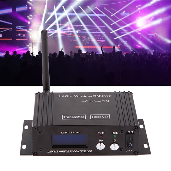 Wireless transceiver,Lcd Display Receiver Lcd Display Huiop Dimmer Disco Dj 512 T-ransmitter Receiver Adjustable Dimmer Disco