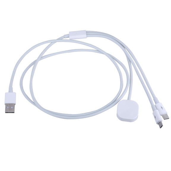 WirelessCharger Cable Dock 2 in 1 Type C Charging Cable Cord for Watch Phone