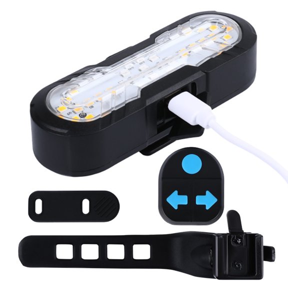Wirelesses Remotes Control Bike Taillight USB Rechargeables Bicycles Indicators Rear Light Bicycles Turn Signals Light