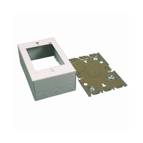 BW35 Extra-Deep Device Box, Metal, 1.75-In. Depth, White - Quantity 1