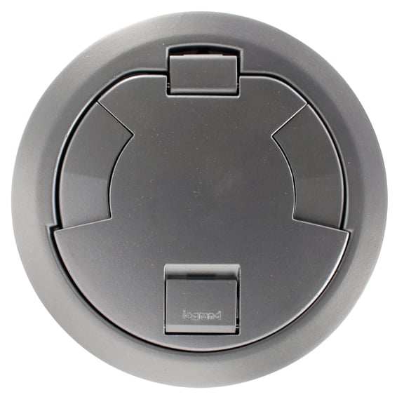 Wiremold 6ATC2PAL Evolution Series Poke-Thru Device, 6-Inch, Aluminum Finish