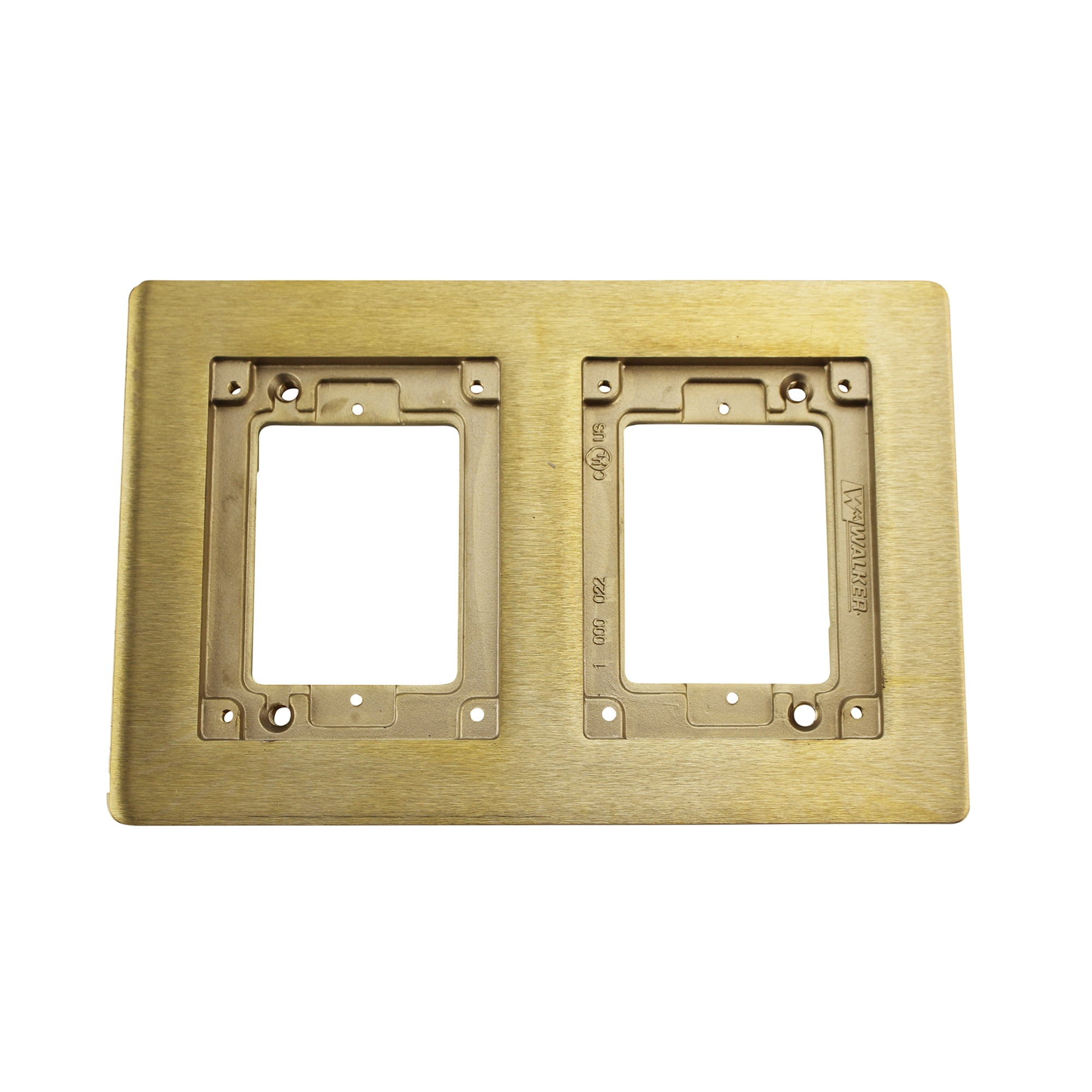 Wiremold 827B 2-Gang Comb CPT & Tile FL, White - Walmart.com