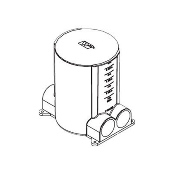 Wiremold 881 Ratchet-Pro Round PVC Floor Box, Non-Metallic, Black