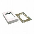 thumbnail image 1 of Wiremold Company Bw5Legrand Rectangle Metal 1 Gang Electrical Box White, 1 of 1