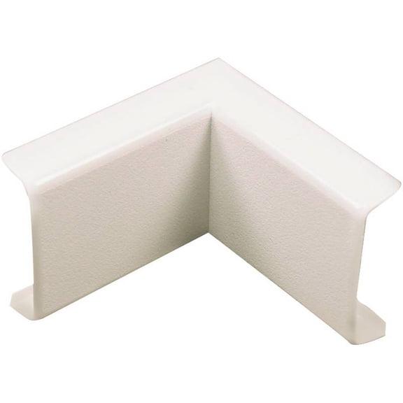 Wiremold NMW7 Wireway Inside Elbow, Non-Metallic, Plastic, White