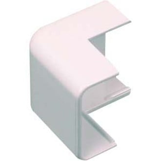 Wiremold CordMate II Outside Elbow Cord Cover - Cable Cover - White