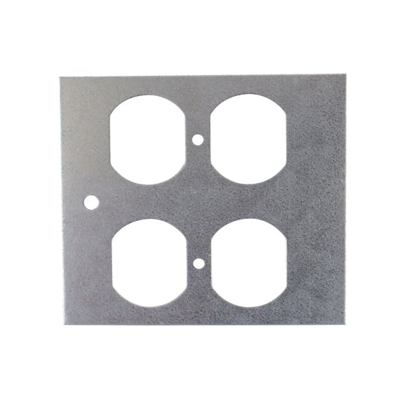 Wiremold DGT-2DP Floorsource Raised Floor Boxes, Top Plate 2 Duplex
