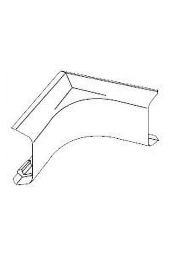 Legrand 400 Series Raceway 417 - Cable raceway inside elbow fitting - ivory