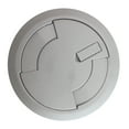 thumbnail image 1 of Wiremold Legrand 6ATCGY Evolution Series 6-Inch Poke-Thru, Unwired Core, Gray, 1 of 3