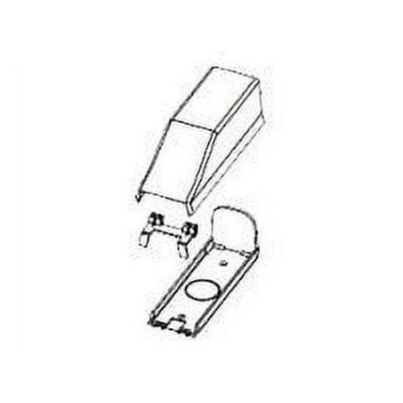 Wiremold Legrand 810A2 NM Entrance End Fitting PVC 400 800 Series Cable Raceway, Ivory