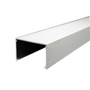 Wiremold / Legrand - AL3300B10 - Wiremold / Walker AL3300B10 Raceway Base With Cover; 6063-T5 Extruded Aluminum, Satin