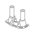 thumbnail image 1 of Wiremold RC7 Multi Service Assembled Poke-Thru Device Communication Adapter, 1 of 3