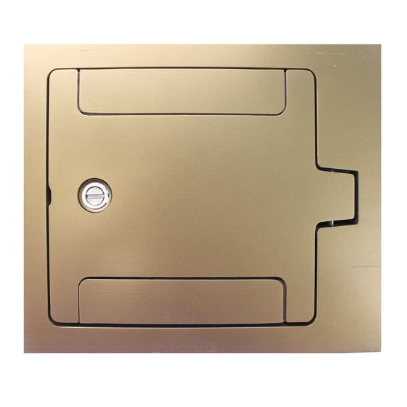 Wiremold Legrand RFB119BTCBS RFB9 RFB11 Series Cover, Tile or Carpet, Flush, Brass