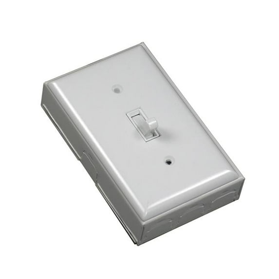 Wiremold Metal Box Switch Kit - White