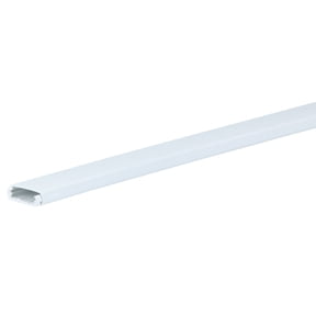 Wiremold NMW1 Plastic Wire Channel, 5-Feet, White 2-Pack