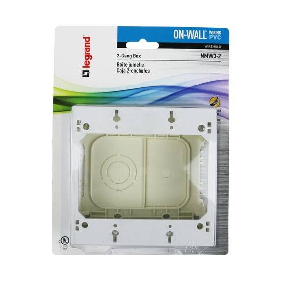 Wiremold 2-Gang White Box NMW3-2