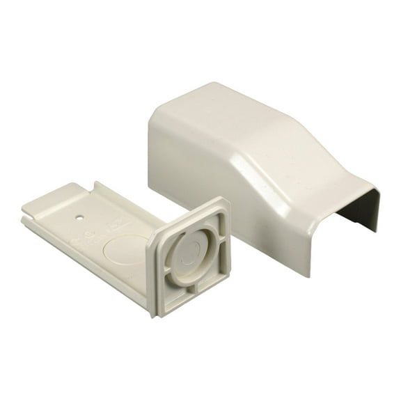 Wiremold Nm2010A Non-Metallic End Feed Fitting Use W/ Non Meticallic Cable Raceway, Ivory