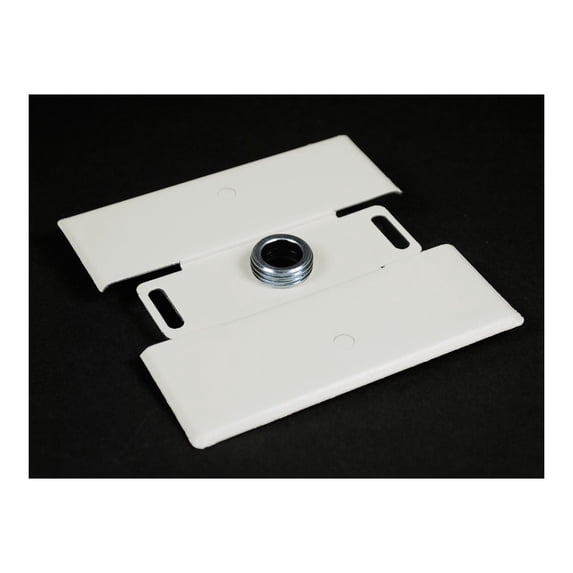 wiremold v2051h flush plate adapter fitting,ivory,steel g0554060
