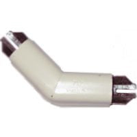 Wiremold V712 STL Flat 45 D. Elbow 700 Ivory, White
