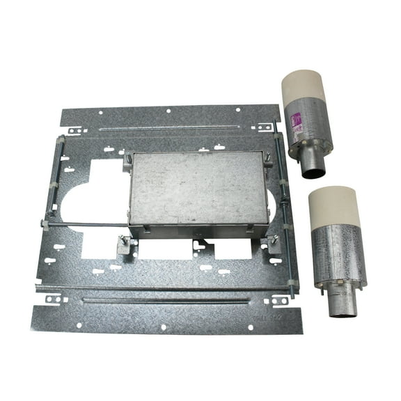 Wiremold / Walker 880M2FC Omnibox 2-Gang Shallow Floor Box 80 Cubic-Inch Steel