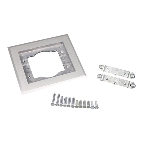 Wiremold Walker Legrand 818TCAL 1-Gang Aluminum Carpet & Tile Flange