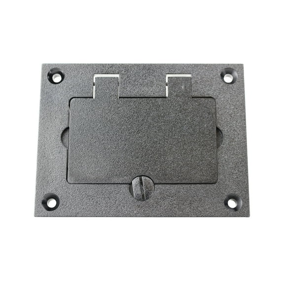 Wiremold Walker Legrand 828PRGFI-BLK Nonmetallic GFI Cover Plate, Black