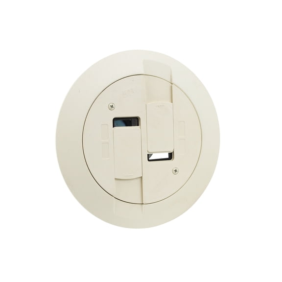 Wiremold Walker Rc9Amdtcvy Rc9 Series Poke-Thru, Communication Slide Assembly, Vy Fl/Tc, Ivory