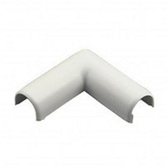 Wiremold Wire Channel Flat Elbow - Cable Cover - White